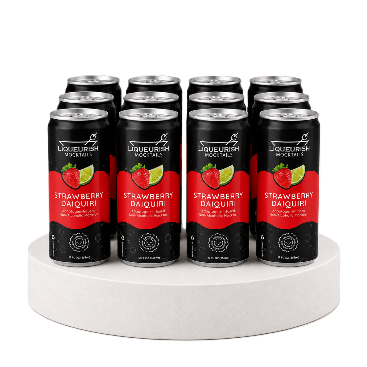 Strawberry Daiquiri with Reishi Mushroom 12pk