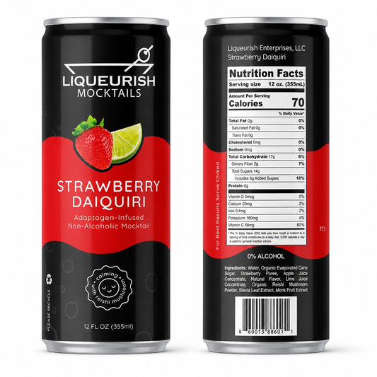Strawberry Daiquiri with Reishi Musroom 4pk